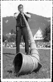 Postcard: Interlaken, Alpine Festival, 1905